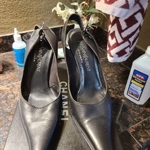 Size 39 Yves St Laurent Black Heels